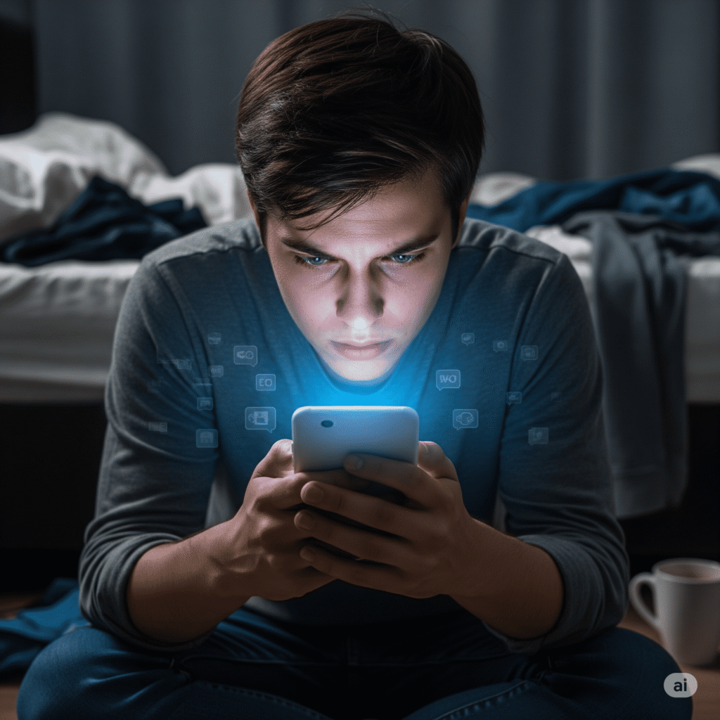 મોબાઈલ ની લત