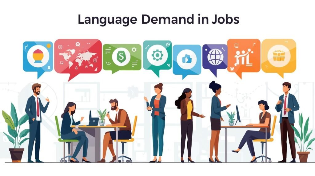 નોકરી મા ભાષા ની માગ